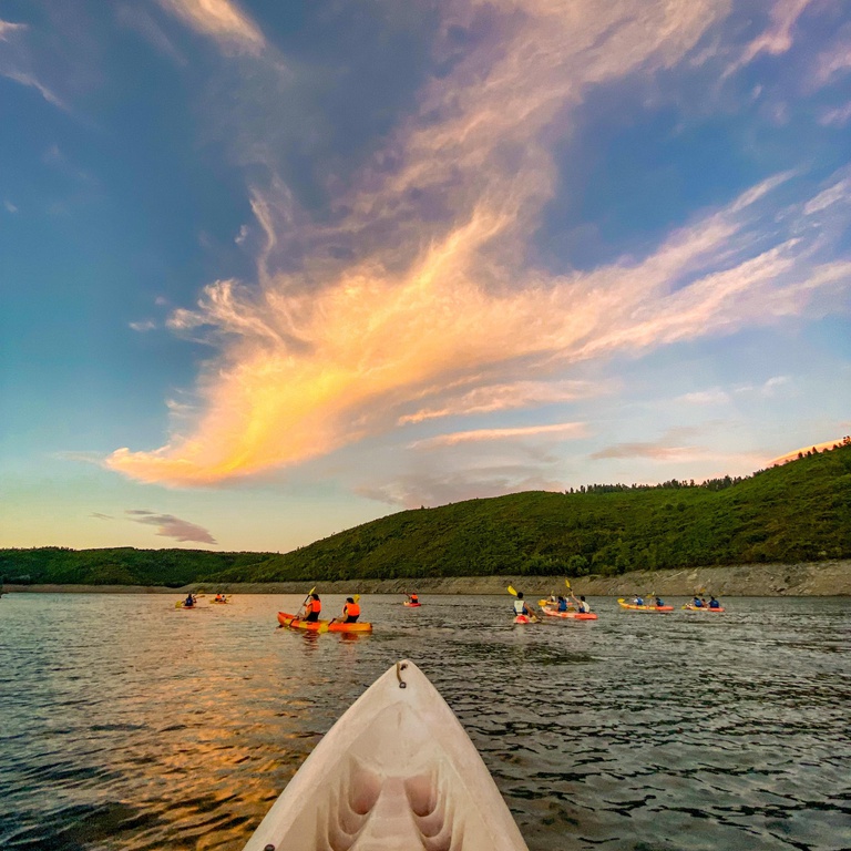 Travessia da Grande Rota do Zêzere em Kayak:  Álvaro - Vilar da Amoreira - Barragem do Cabril