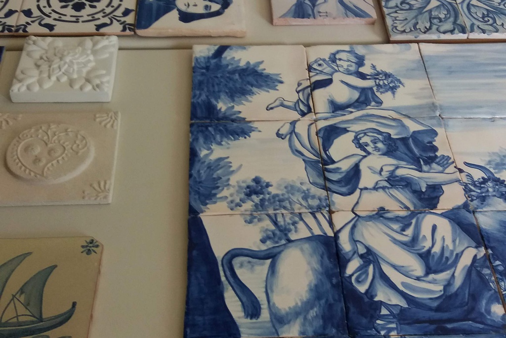 Workshop de pintura em azulejo, com Cristina Vilarinho - Projeto A2